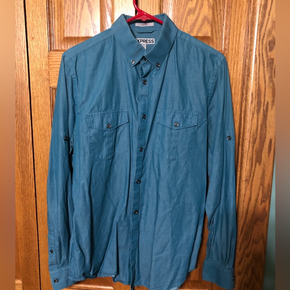Express Mens M button down shirt